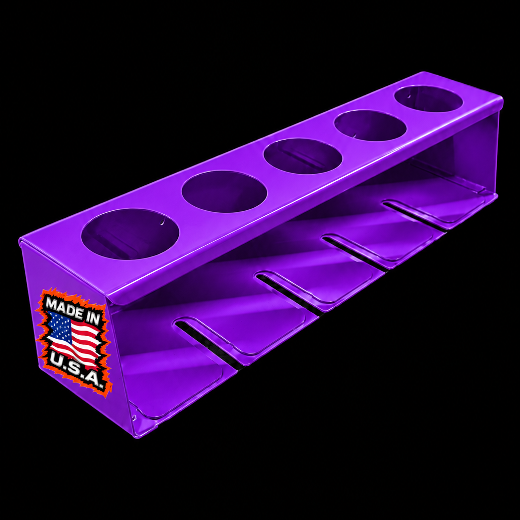Heavy-Duty Air Tool & Aerosol Can Holder – Magnetic or Wall-Mount